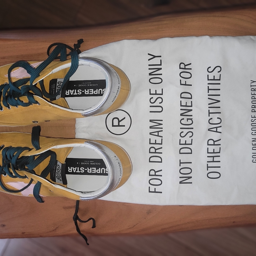 Golden goose mustard color